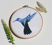 Hummingbird - Cross Stitch Pattern(Digital Format - PDF)
