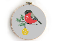 Christmas birds set - Cross Stitch Pattern (Digital Format - PDF)