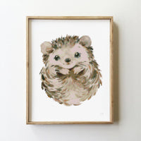 Watercolor hedgehog - Cross Stitch Pattern (Digital Format - PDF)