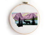 Montana state - Cross Stitch Pattern (Digital Format - PDF)