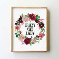Crazy cat lady - Cross Stitch Pattern (Digital Format - PDF)