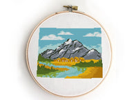 Wyoming state - Cross Stitch Pattern (Digital Format - PDF)