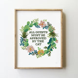 All guests must be approved by the cat- Cross Stitch Pattern (Digital Format - PDF)