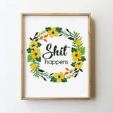 Shit happens - Cross Stitch Pattern (Digital Format - PDF)