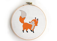 Set of 3 cute foxes - Cross Stitch Pattern (Digital Format - PDF)