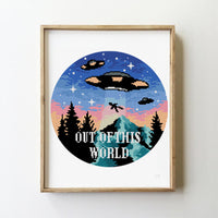 Out of this world - Cross Stitch Pattern (Digital Format - PDF)
