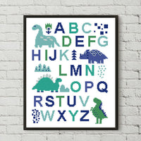 Nursery alphabet- Cross Stitch Pattern (Digital Format - PDF)