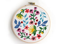 Set of 3 floral round designs - Cross Stitch Pattern (Digital Format - PDF)