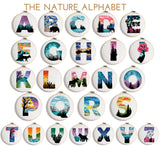 The nature Alphabet 26 in 1 - Cross Stitch Pattern (Digital Format - PDF)