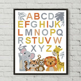 Nursery alphabet - Cross Stitch Pattern (Digital Format - PDF)
