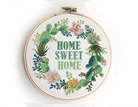 Home sweet Home - Cross Stitch Pattern (Digital Format - PDF)