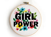 Girl Power - Cross Stitch Pattern (Digital Format - PDF)