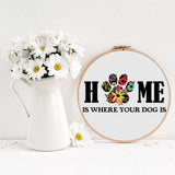 Home is where your dog is - Cross Stitch Pattern (Digital Format - PDF)