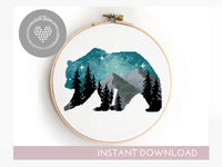 Bear - Cross Stitch Pattern (Digital Format - PDF)
