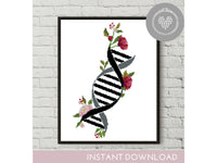 Floral DNA - Cross Stitch Pattern (Digital Format - PDF)