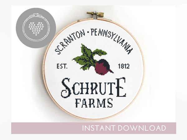 Farm - Cross Stitch Pattern (Digital Format - PDF)
