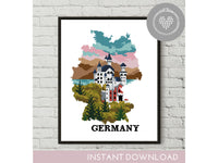 Germany - Cross Stitch Pattern (Digital Format - PDF)