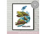 Ireland - Cross Stitch Pattern (Digital Format - PDF)